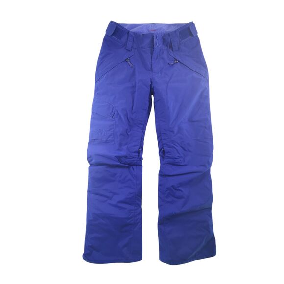 XS The North Face Women's Fourbarrel Insulated Pant Ski Snowboard Blue Low Rise - Picture 1 of 14